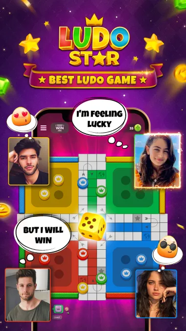 Ludo STAR — zrzut ekranu z planszą